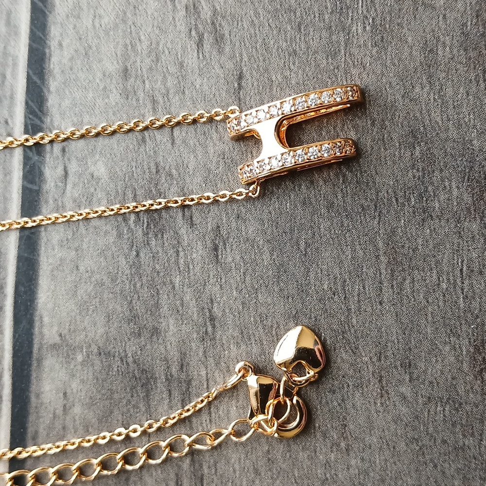 Simple Rose Gold Plated Necklace - Picture 2 of 6